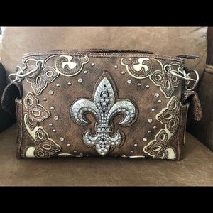 Western Women shoulder bag with wallet